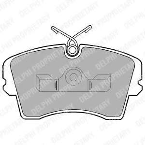 Комплект тормозных колодок, дисковый тормоз