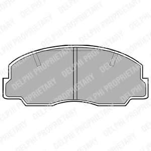 Комплект тормозных колодок, дисковый тормоз