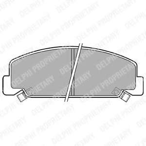Комплект тормозных колодок, дисковый тормоз
