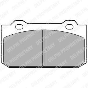 Комплект тормозных колодок, дисковый тормоз
