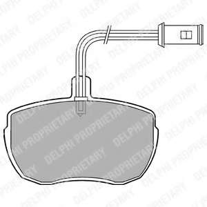 Комплект тормозных колодок, дисковый тормоз