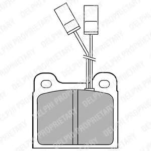 Комплект тормозных колодок, дисковый тормоз