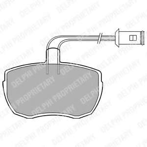 Комплект тормозных колодок, дисковый тормоз