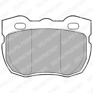 Комплект тормозных колодок, дисковый тормоз