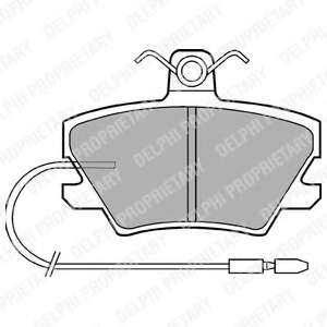 Комплект тормозных колодок, дисковый тормоз