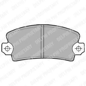 Комплект тормозных колодок, дисковый тормоз