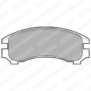 Комплект тормозных колодок, дисковый тормоз