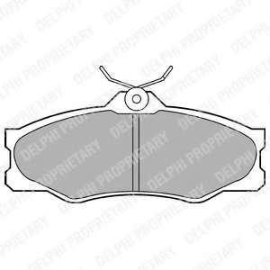 Комплект тормозных колодок, дисковый тормоз