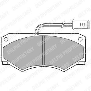 Комплект тормозных колодок, дисковый тормоз