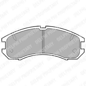 DELPHI FORD Гальмівні колодки передн. MAZDA