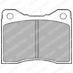 Комплект тормозных колодок, дисковый тормоз
