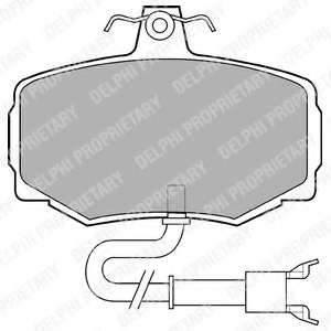 Комплект тормозных колодок, дисковый тормоз