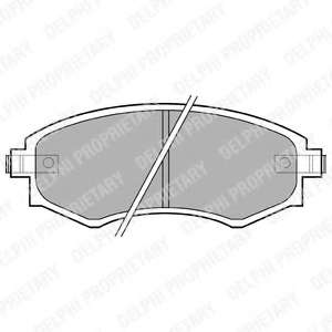 KLOCKI HAM. PRZEDNIE HYUNDAI SONATA 89-> (OPRЛCZ AUTOMATU)