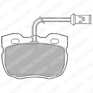 Комплект тормозных колодок, дисковый тормоз