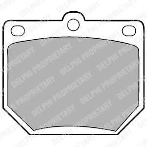 Комплект тормозных колодок, дисковый тормоз