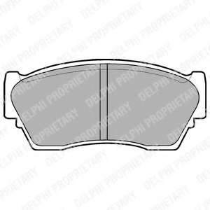 Комплект тормозных колодок, дисковый тормоз