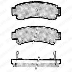 Комплект тормозных колодок, дисковый тормоз