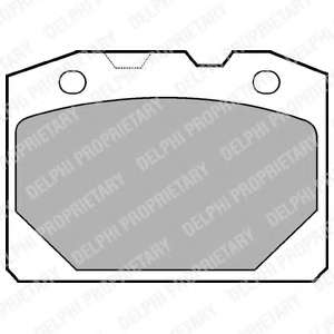 DELPHI LADA гальмів.колодки передн.ваз 2101-07