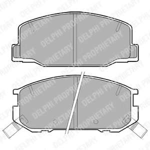 Комплект тормозных колодок, дисковый тормоз