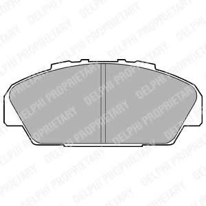 Комплект тормозных колодок, дисковый тормоз