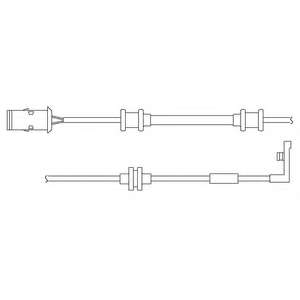 CZUJNIK ZU»YCIA KLOCKЛW HAMULC. Opel OPEL ASTRA, ZAFIRA / VAUXHALL ASTRA, ZAFIRA