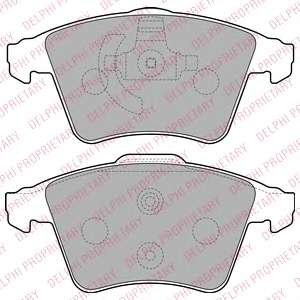 Комплект тормозных колодок, дисковый тормоз