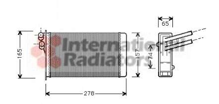 Теплообменник, отопление салона