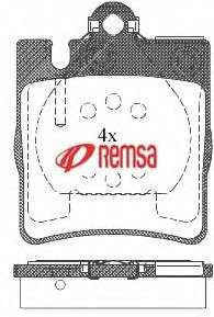 Комплект тормозных колодок, дисковый тормоз