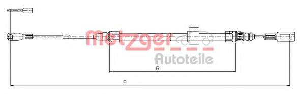 Трос, стояночная тормозная система