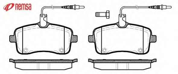 Комплект тормозных колодок, дисковый тормоз
