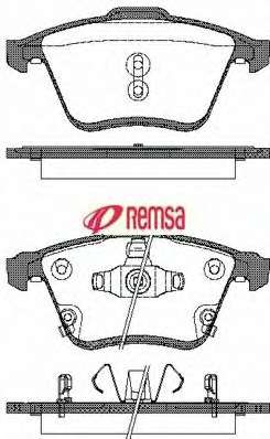 Комплект тормозных колодок, дисковый тормоз