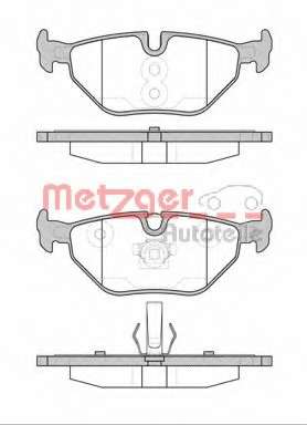Комплект тормозных колодок, дисковый тормоз