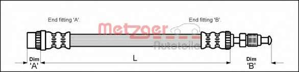 Шланг гальмівний