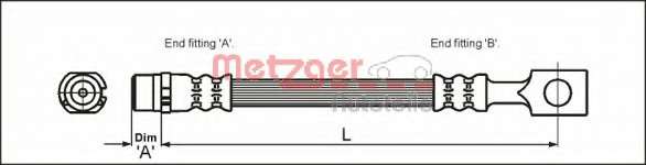 Шланг гальмівний