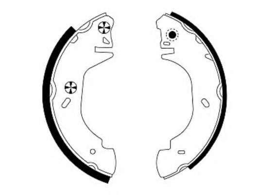 Комплект тормозных колодок