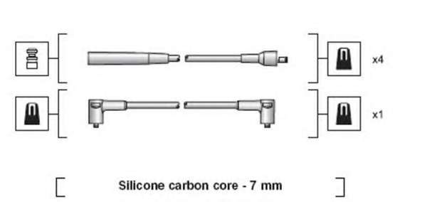 Комплект проводов зажигания