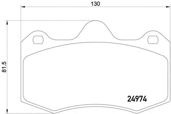 Комплект тормозных колодок, дисковый тормоз