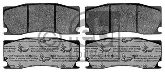 Комплект тормозных колодок, дисковый тормоз