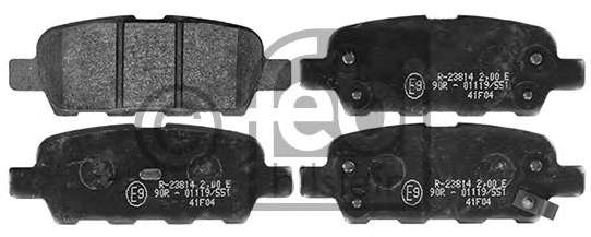 FEBI NISSAN гальмівні колодки задн.Tiida,Qashqai,Murano,Juke,X-Trail