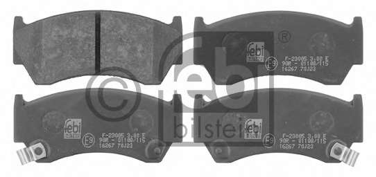 Комплект тормозных колодок, дисковый тормоз