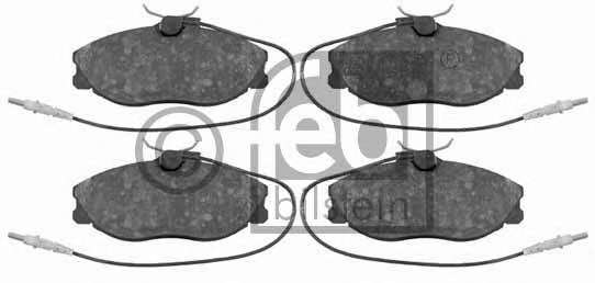 Комплект тормозных колодок, дисковый тормоз