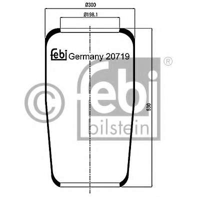 Кожух пневматической рессоры