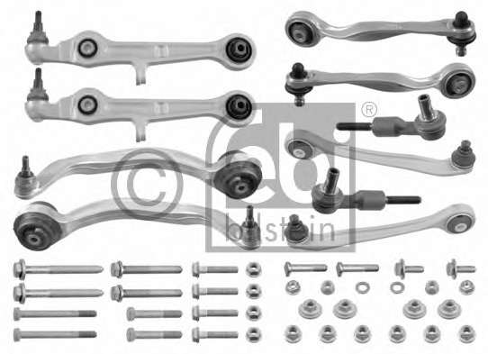 FEBI AUDI К-т рульових тяг+наконечники+кріплення Audi A4 00-