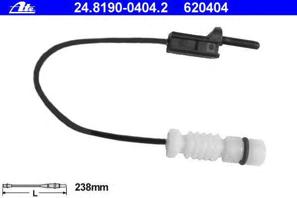 Сигнализатор, износ тормозных колодок
