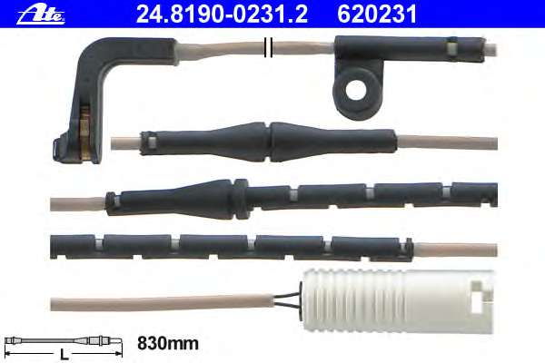 Сигнализатор, износ тормозных колодок