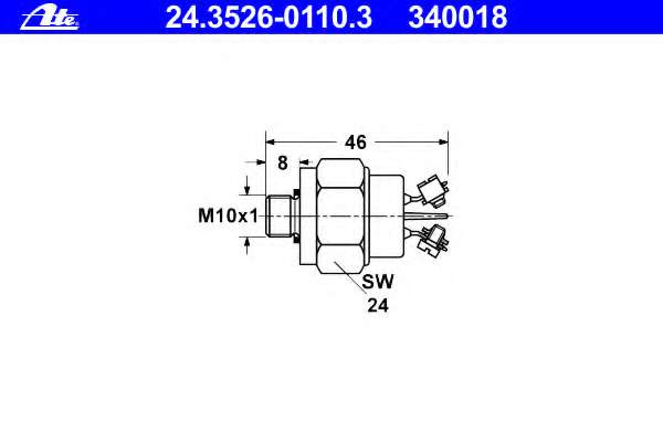 Выключатель, фонарь сигнала то