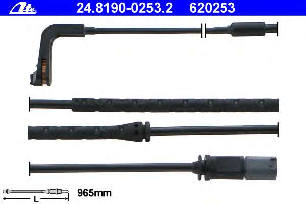 Сигнализатор, износ тормозных колодок
