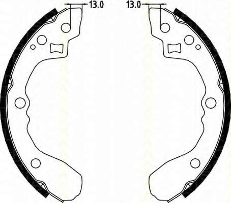 Комплект тормозных колодок; Комплект тормозных колодок, стояночная тормозная система