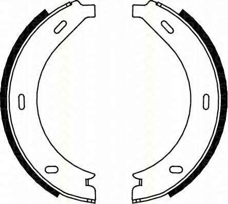 Комплект тормозных колодок, стояночная тормозная система