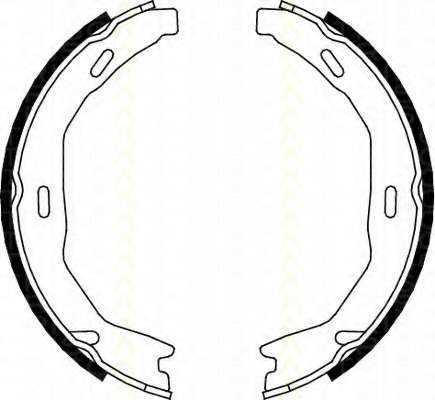 Комплект гальмівних колодок стоянкового гальма
